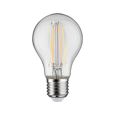 Paulmann 50394 LED Lampe Birne Smart Home Zigbee Filament E27 230V 806lm 7W Klar dimmbar Tunable White Leuchtmittel 2200-6500 K, 1 Stück (1er Pack) im Sale